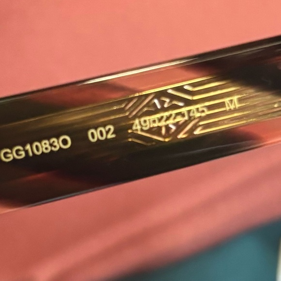 Authentic GUCCI 49mm Cat eyes Acetate optical Glasses new ❤️ - Picture 7 of 13